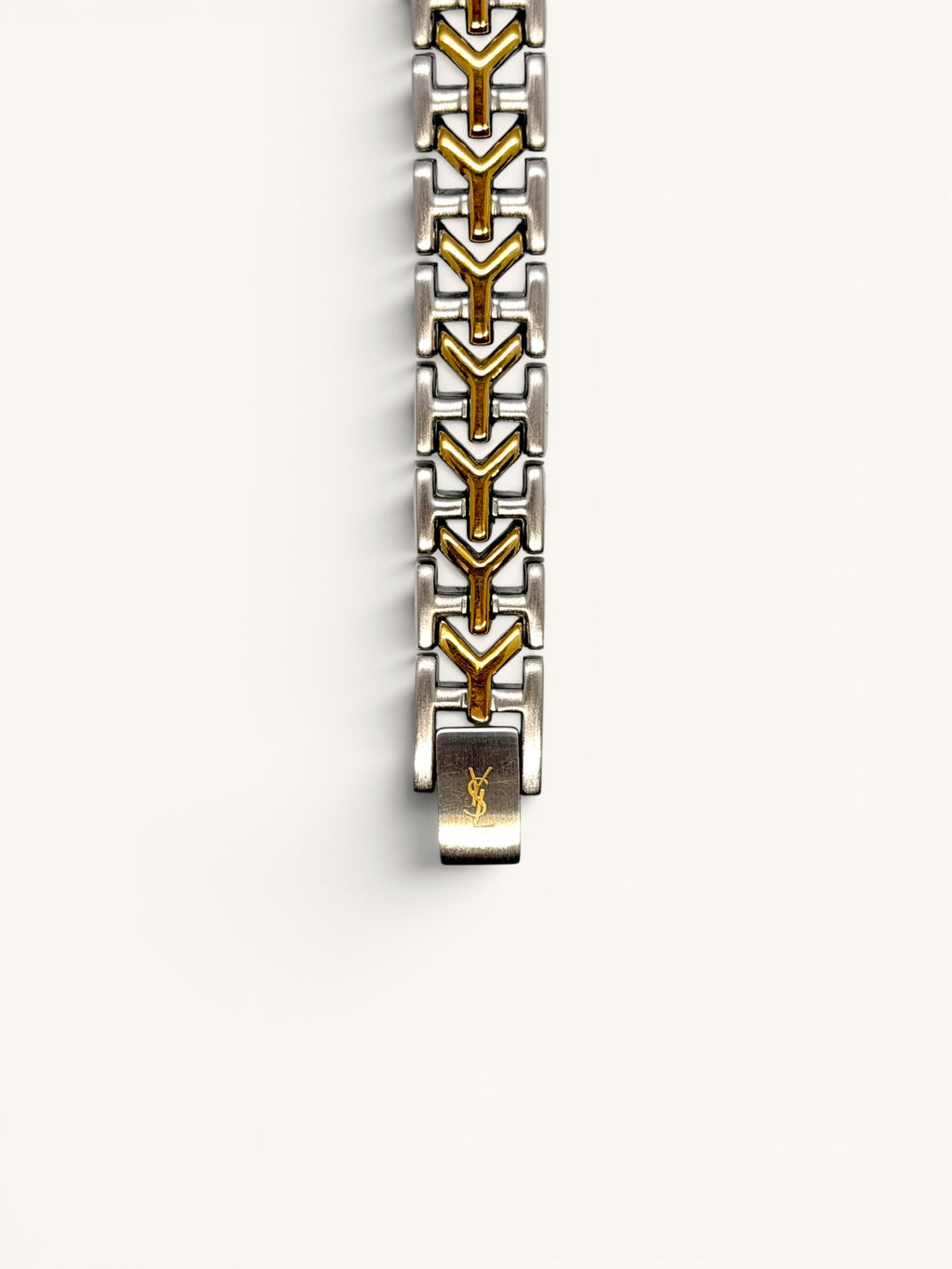 Yves Saint Laurent Two-Tone Octogonal Watch