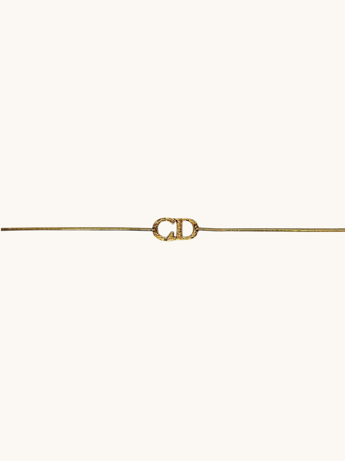 1980s Christian Dior Iconic CD Bracelet