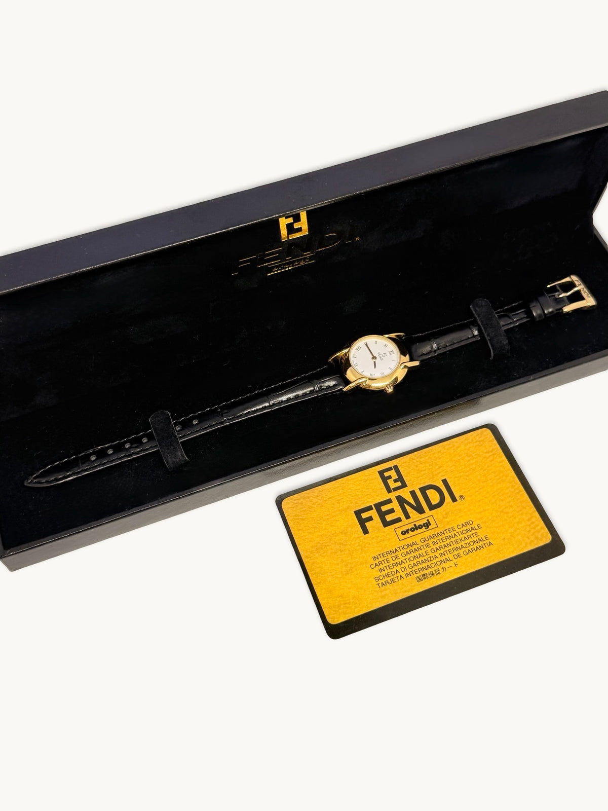 Fendi 410L Watch (with Box and Guarantee Card)