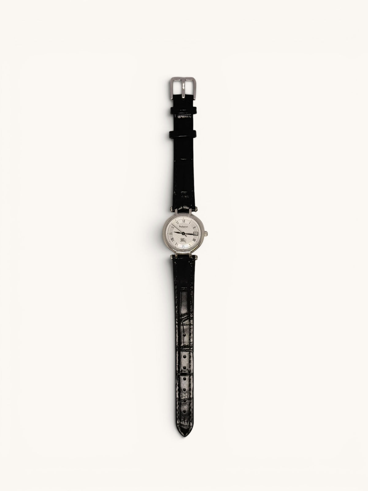 Burberry 11300L Silver Tone Watch