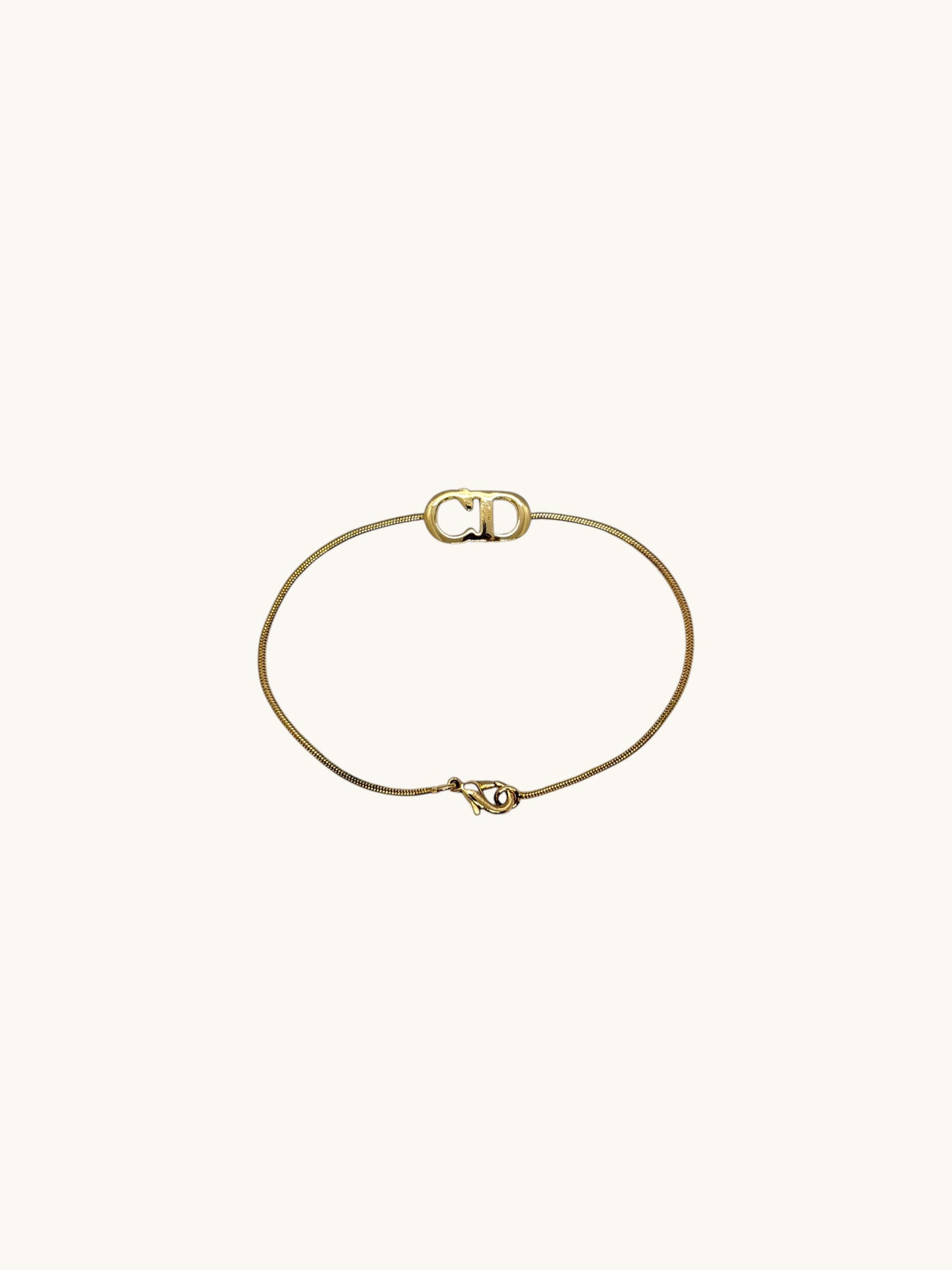 1980s Christian Dior Iconic CD Bracelet