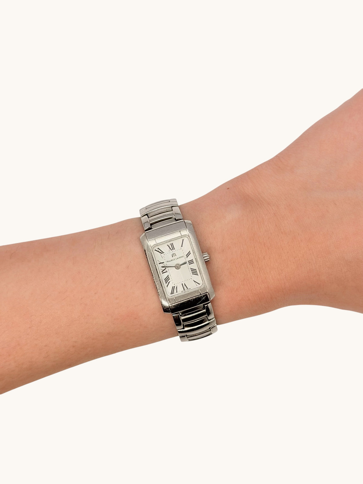 Maurice Lacroix Miros Tank Roman Numerals (with Box and Papers)