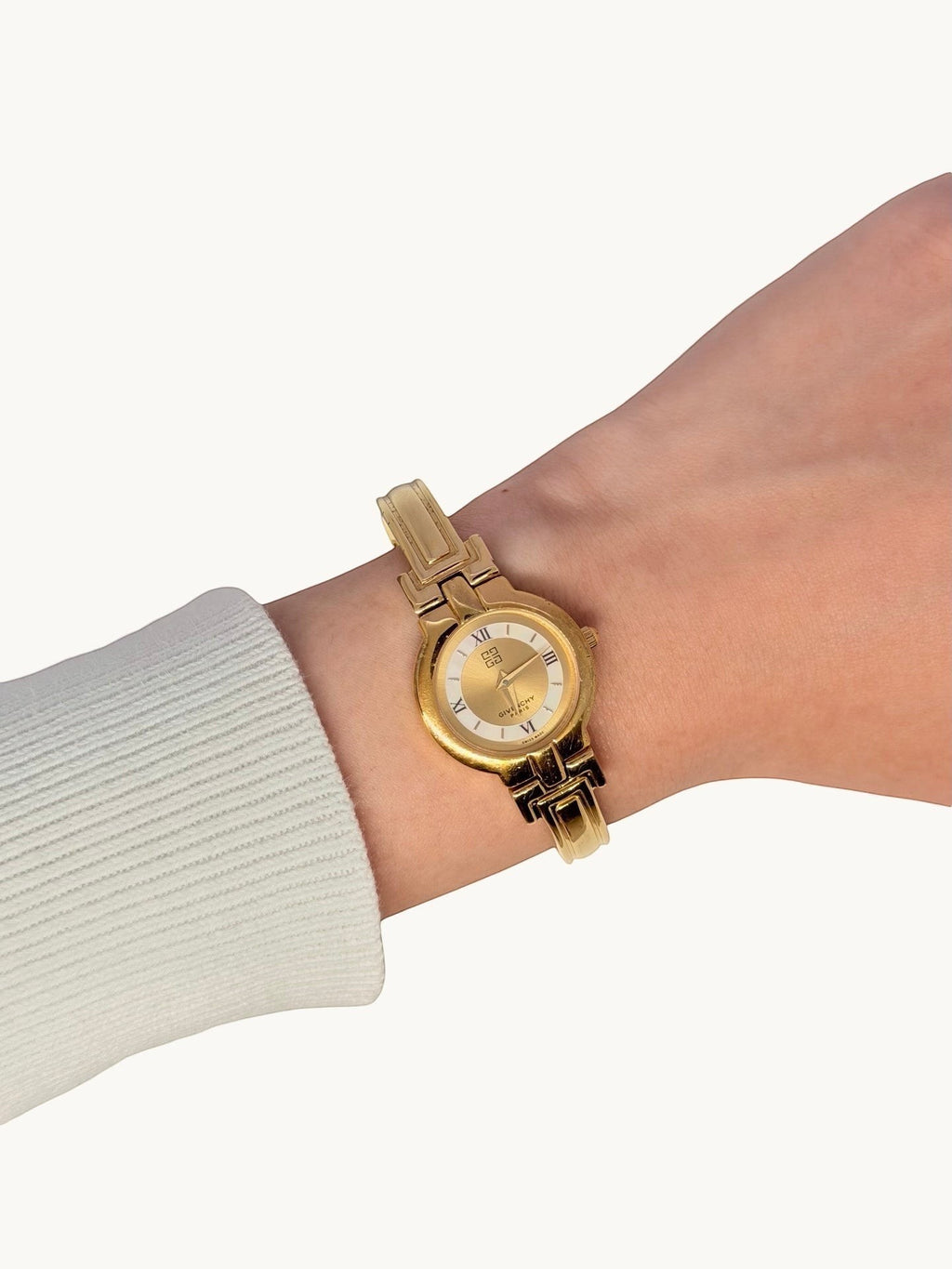 Givenchy Millesime Gold Bangle Watch